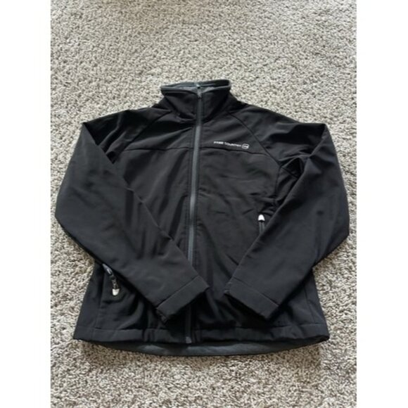 Free Country Womens Black Full Zip Jack Fleece Lining Hidden Pocket Size Small - Picture 1 of 14